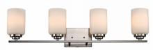 Trans Globe 70524 BN - 4LT BATH BAR-DOUBLE DISK-BN-OP